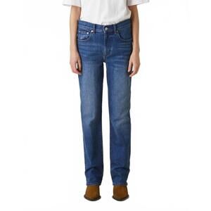 NEW LE JEAN easy slim straight jeans in crosby